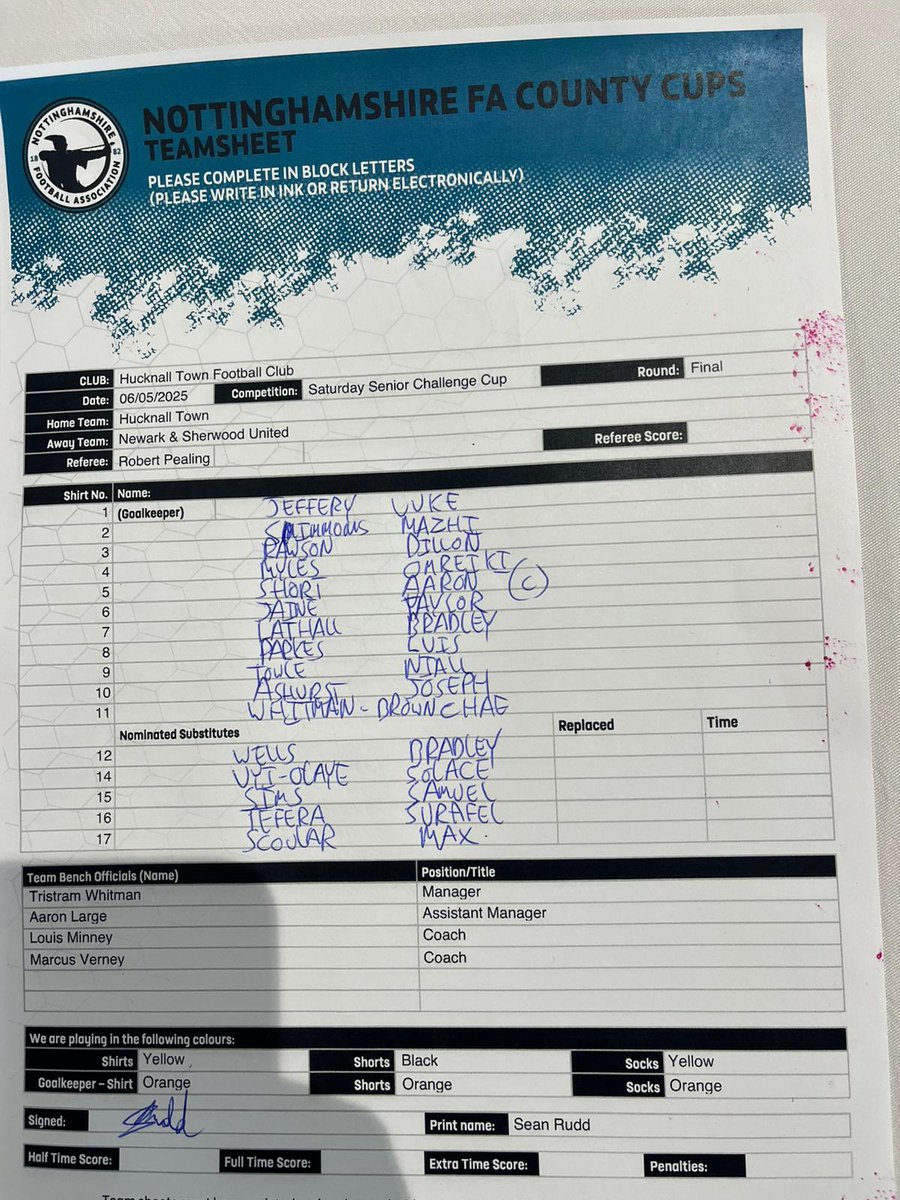 Hucknall Town Football Club tweet media