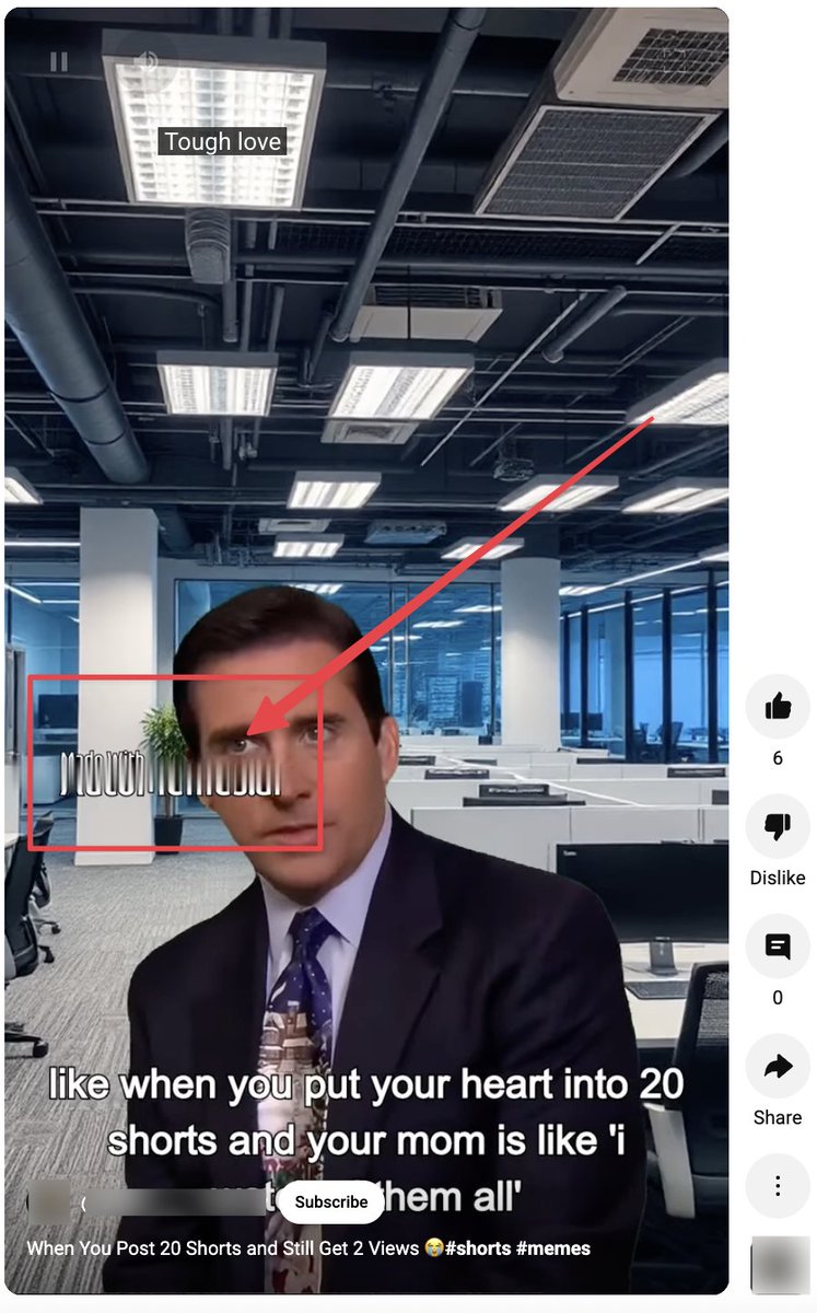 A user created a meme on my platform
Then blurred the watermark to hide the source

Not sure if I should feel:
a) offended
b) flattered
c) ready to raise funding 😭