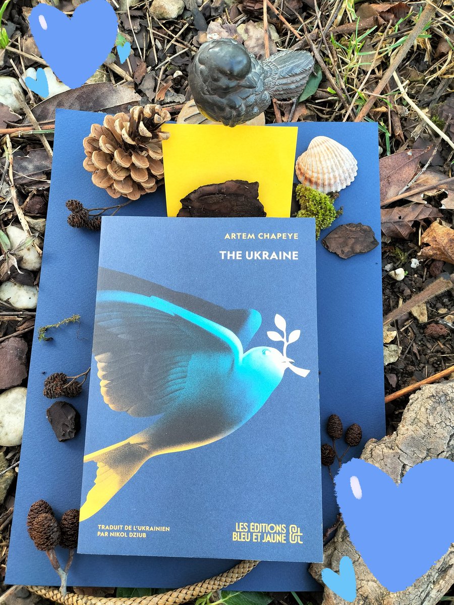 The Ukraine 
Artem Chapeye
Traduit de l'ukrainien par Nikola Dziub
<a href="/EditionsBJ/">Éditions Bleu&Jaune</a> 
📘📒📘📒📘
"The Ukraine" offre dans tous les instants, la joie incomparable de découvrir l'intimité de l'Ukraine 
Des nouvelles, apogée du renom.
Finaliste du prix BBC, livre de l'année en Ukraine.