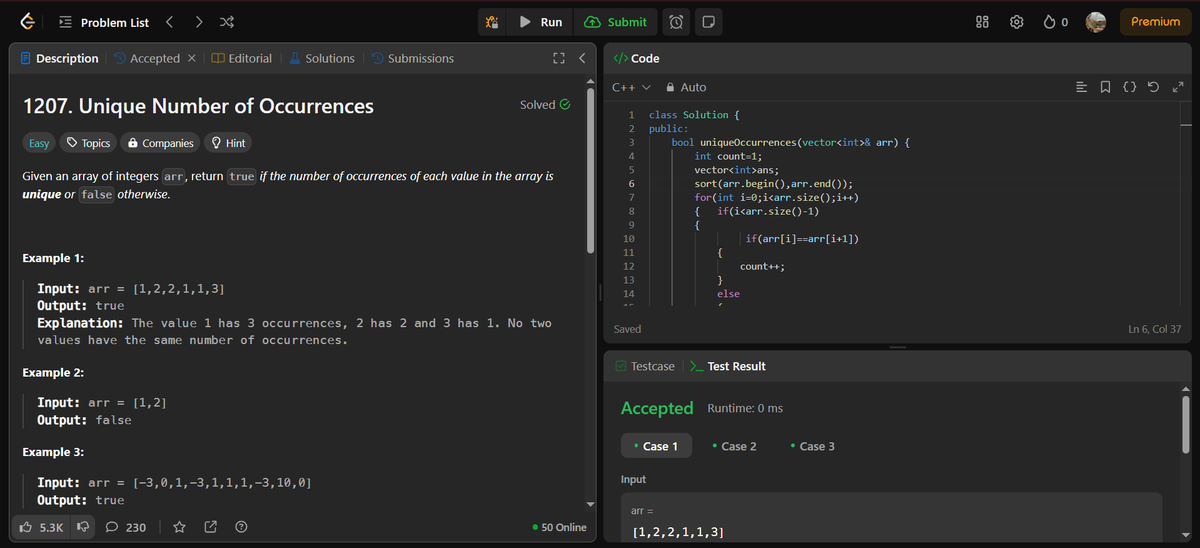 avnish_shuk4915's tweet image. Hey Guys! Today I solved these questions under the guidance of @lovebabbar3 on YouTube and had an easy approach to solve them.

Bit by Bit, it&apos;s adding up

#buildinpublic  #learnInPublic #WebDevelpment #DSA #LeetCode #CodingJourney
