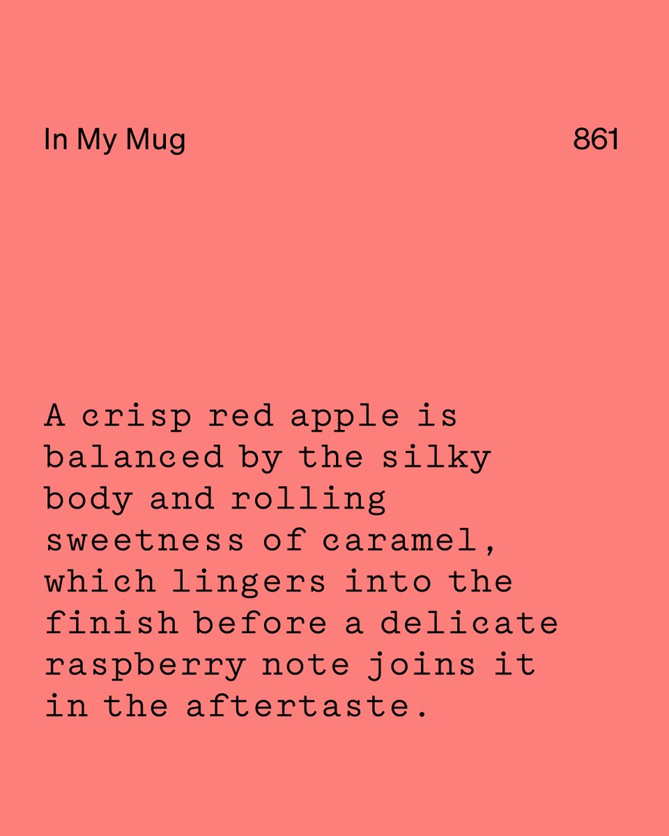 This Week’s In My Mug: Pedro Flores, Bolivia🇧🇴 
Crisp red apple, silky caramel body, and a lingering raspberry finish. Grown in Villa Rosario with support from the Sol De La Mañana project. Crafted with care—every sip shows it☕