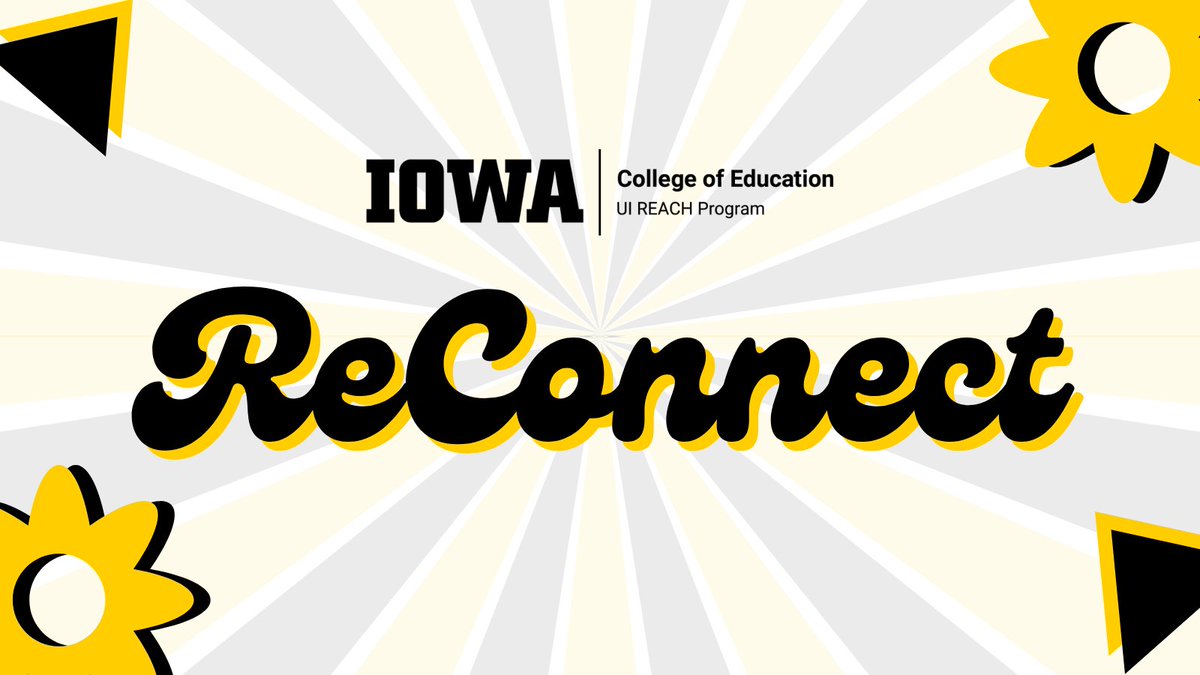 Join us at our annual ReConnect in Iowa City this summer! July 11-13! The event is open to alumni, current and students, and their families. Registration is now open: bit.ly/42ZoKhp