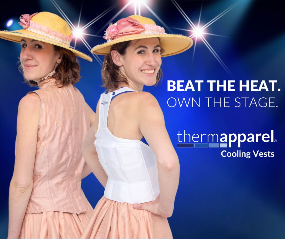 Ready for Summer Shows? We are.  Lightweight cooling vests for theater, riggers, and production crews—no condensation, no noise. - mailchi.mp/thermapparel.c…
