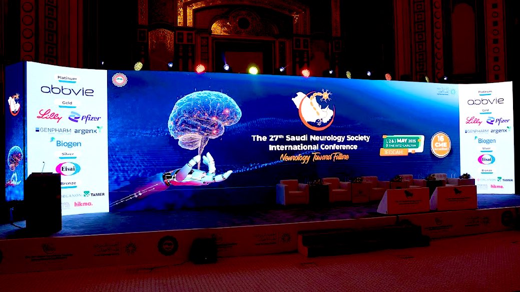 It was an exceptional weekend in Jeddah at the Saudi Neurology Society 27th annual meeting! 
<a href="/saudi_neurology/">Saudi Neurology Society</a> 
<a href="/saudimovdis/">Saudi Movement Disorders Chapter</a> 
27sns-conference.com