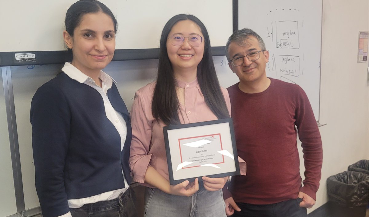 A big thank you to Dr.Liyue Shen for an incredible talk at the Darema Lecture Series! Her insights into AI for Medical Imaging &amp; Bioinformatics were truly inspiring. We're grateful for her contribution to advancing research in this important field!