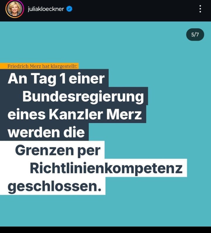 Frage nur aus Interesse: Sind die Grenzen schon dicht?
