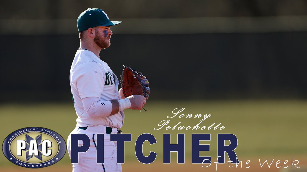 Bethany Athletics (@bethanywv_bison) on Twitter photo Sonny Peluchette was named the <a href="/PAC_Athletics/">Presidents’ Athletic Conference</a> Pitcher of the Week for his complete game victory (8Ks) over the Presidents!
Read about his most dominant performance of the season here: #RollBison
bethanybison.com/sports/bsb/202… Sonny Peluchette was named the <a href="/PAC_Athletics/">Presidents’ Athletic Conference</a> Pitcher of the Week for his complete game victory (8Ks) over the Presidents!
Read about his most dominant performance of the season here: #RollBison
bethanybison.com/sports/bsb/202…