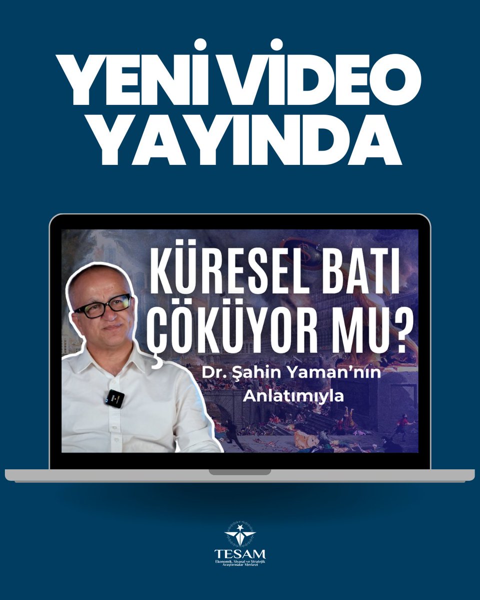 📢 Yeni videomuz yayında!

Yeni videomuzda Dr. Şahin Yaman  ile birlikte, küresel ticaret dengelerinde yaşanan dönüşümü mercek altına alıyoruz.
🔍 Batı Bloku’nun dünya ticareti üzerindeki hâkimiyeti nasıl zayıflıyor?
🌐 ABD ve AB günümüzde uluslararası ekonomik zeminde nerede