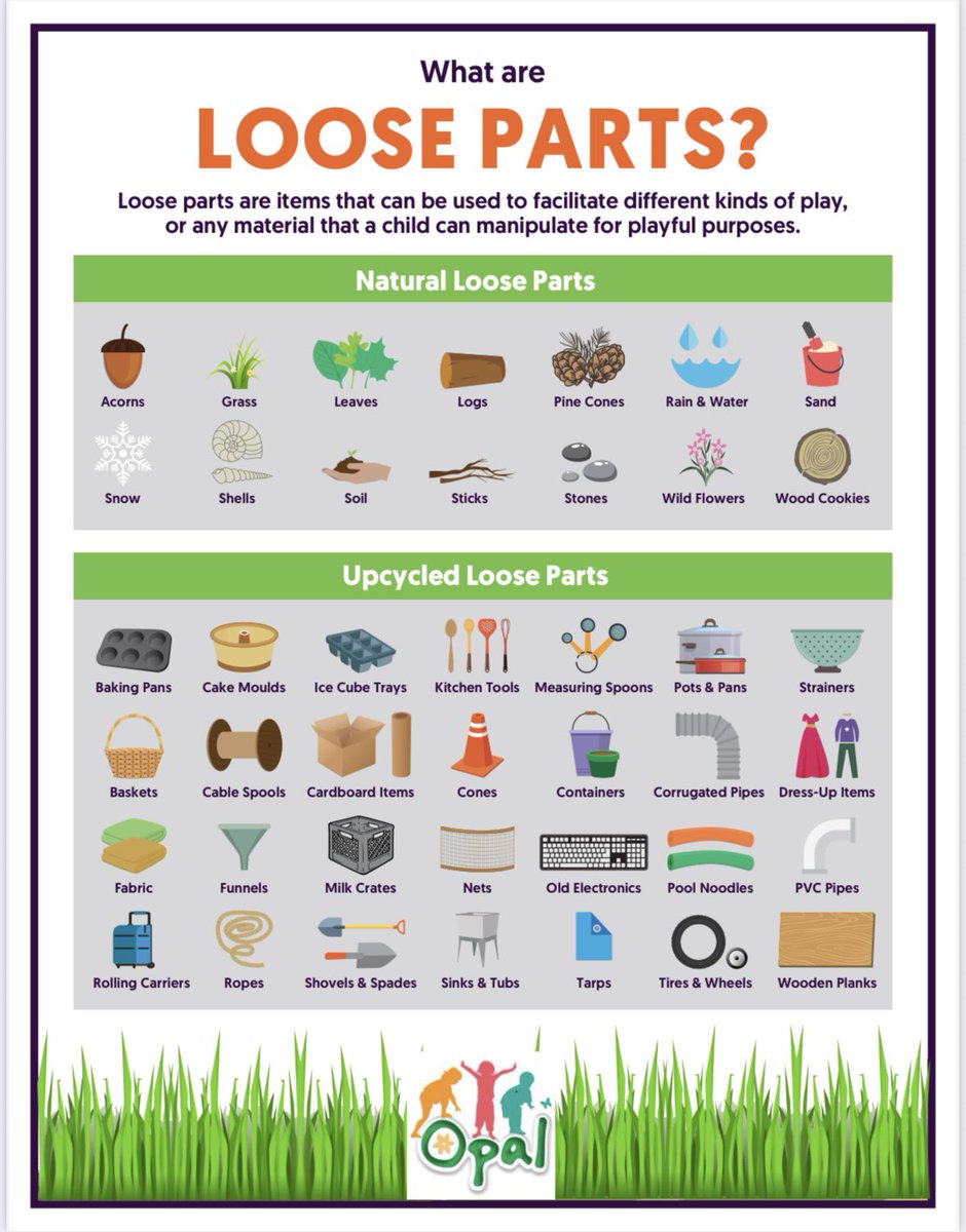 Please help support us with developing our Opal Outdoor Play. 
Do you have any loose parts you no longer need or want to donate? We would appreciate  anything you can donate to support our children with their social playtimes. 
Many thanks Mrs Sutcliffe