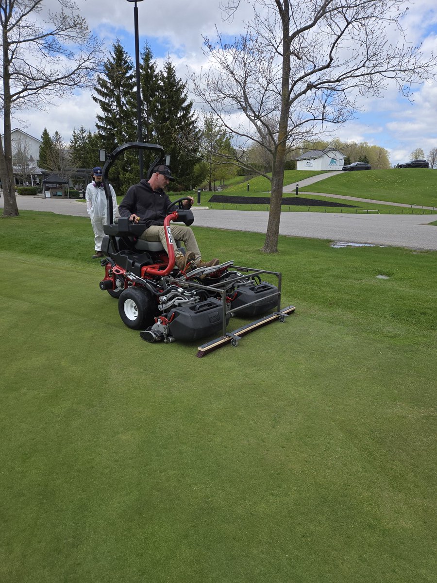 The Greens brush is a success!