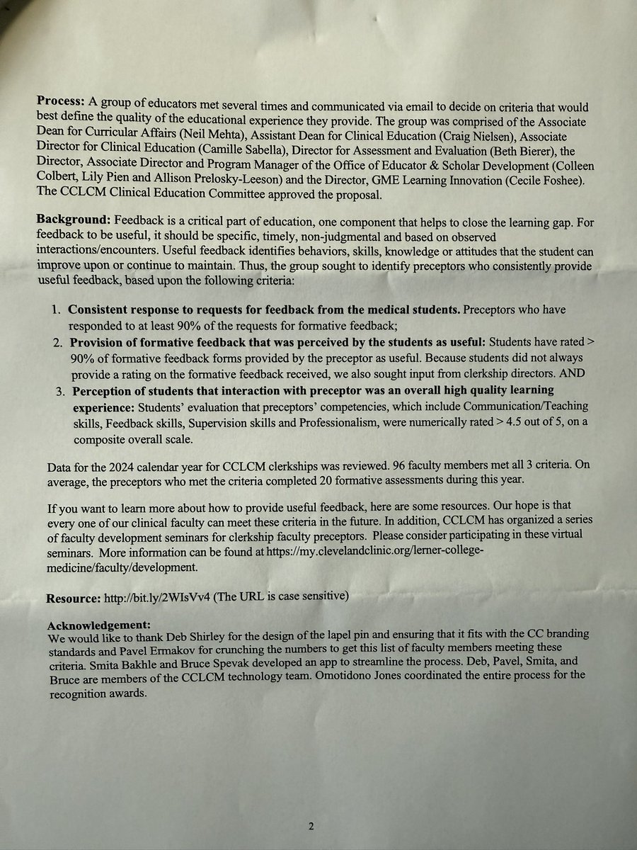 Med Peds Hospitalist (@medpedshosp) on Twitter photo Humbled and grateful to be recognized as an outstanding preceptor for <a href="/ClevelandClinic/">Cleveland Clinic</a> Lerner College of Medicine and <a href="/CWRUSOM/">CWRU School of Medicine</a> med students.
I don't take the privilege and opportunity to teach for granted.
<a href="/RaedDweikMD/">Raed Dweik, MD, MBA</a> <a href="/Neil_Mehta/">Neil</a> <a href="/ACPIMPhysicians/">ACP</a> <a href="/SocietyHospMed/">Society of Hospital Medicine</a> <a href="/SocietyGIM/">SGIM</a> Humbled and grateful to be recognized as an outstanding preceptor for <a href="/ClevelandClinic/">Cleveland Clinic</a> Lerner College of Medicine and <a href="/CWRUSOM/">CWRU School of Medicine</a> med students.
I don't take the privilege and opportunity to teach for granted.
<a href="/RaedDweikMD/">Raed Dweik, MD, MBA</a> <a href="/Neil_Mehta/">Neil</a> <a href="/ACPIMPhysicians/">ACP</a> <a href="/SocietyHospMed/">Society of Hospital Medicine</a> <a href="/SocietyGIM/">SGIM</a>