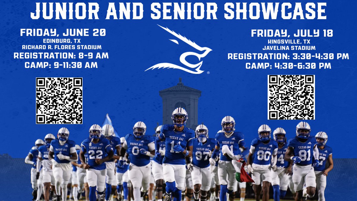 JavelinaFB's tweet image. Reminder Javelina Nation! Our 2025 summer camp registration is now OPEN! Follow the QR codes below to signup today!
#GoJavelinas #TTDB