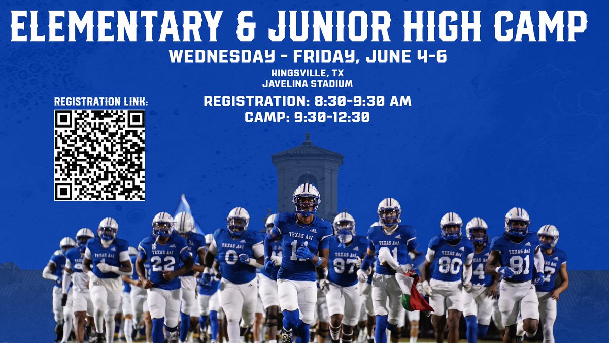 JavelinaFB's tweet image. Reminder Javelina Nation! Our 2025 summer camp registration is now OPEN! Follow the QR codes below to signup today!
#GoJavelinas #TTDB