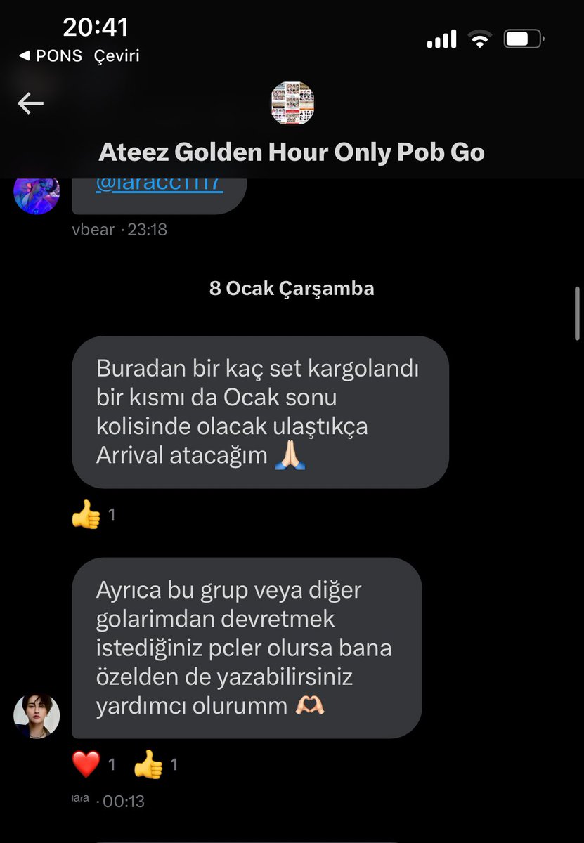 selam ya @/laracc1117 ifs@/tw threadi
özet: go devretme ilanı görürseniz tercih etmeyin

çok uzatmıcam lara golden hour için go açmış 25 mayıs 2024’te (veya ben o tarihte devraldım ve daha önceden açtı grubu). grupta claimleri topladıktan sonra  doğru düzgün update vermedi