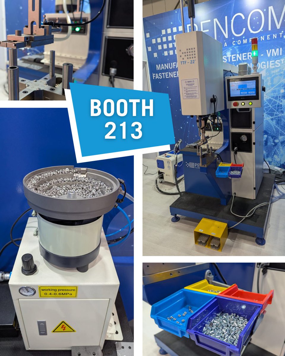 PencomSF's tweet photo. 🇲🇽 ¡Hola from FABTECH Mexico!

It’s Day 1, and Team #PENCOM is live at Booth 213! Stop by to see how our FIT™ lineup makes fastener installation faster and easier, and explore our full range of solutions.

 📍 Booth 213 | Cintermex, Monterrey | May 6–8

#FABTECHMexico #FABTECH https://t.co/623EEc6gPl