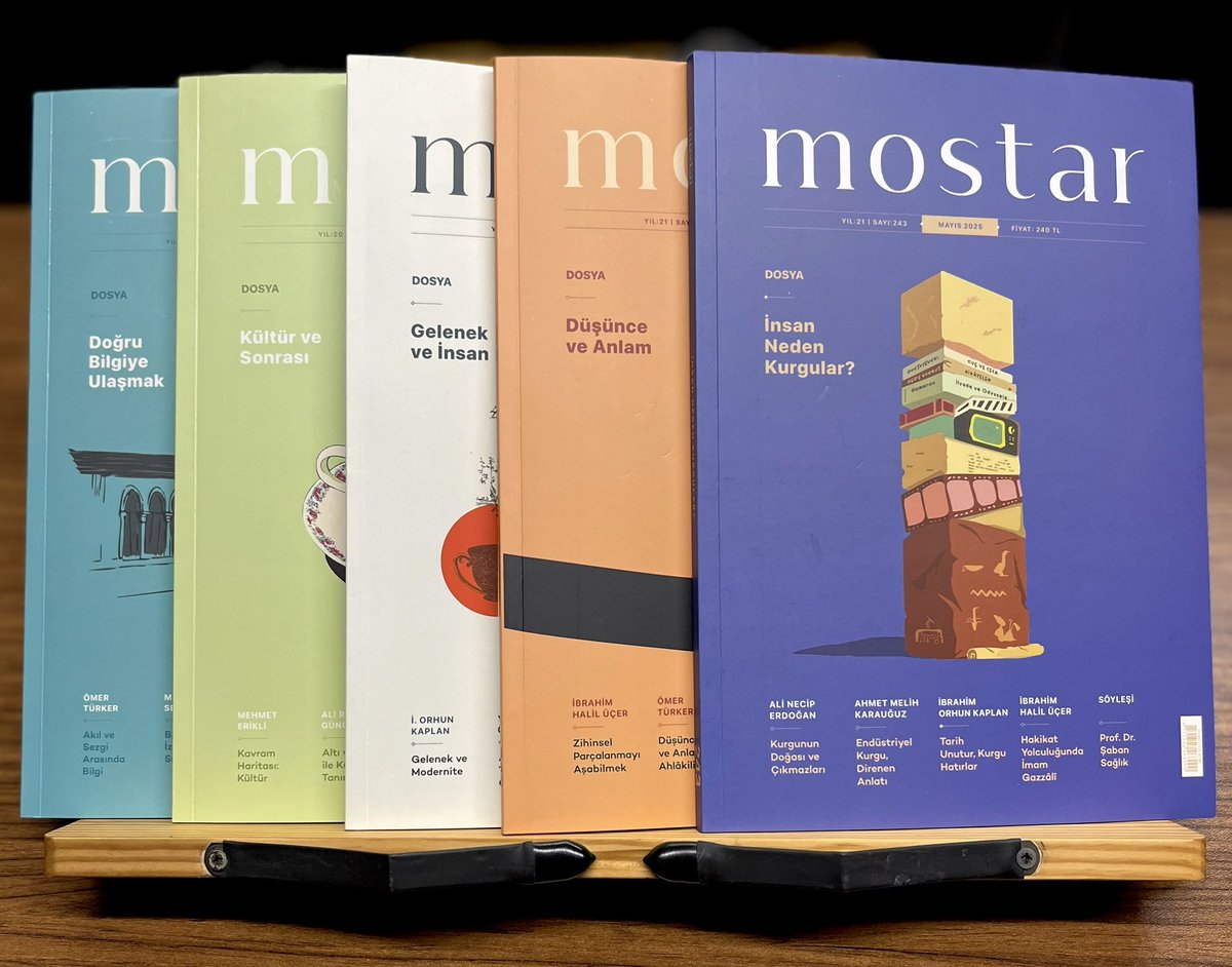 Yeni yılda 5 sayı oldu, toplamda ise 243. Bu twiti beğenen ve RT edenlerden iki kişiye görseldeki beş sayı da dâhil 1 yıllık abonelik hediye edeceğim. Maksat hediye olsun.
<a href="/Mostaryayinlari/">Mostar</a>