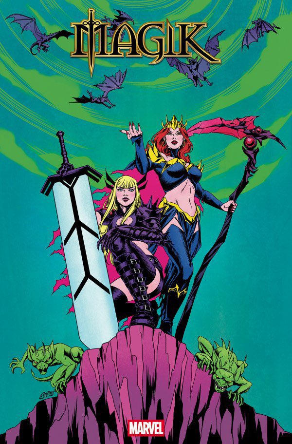 Madelyne na capa variante da sexta edição da HQ solo da Illyana, serviram, né?