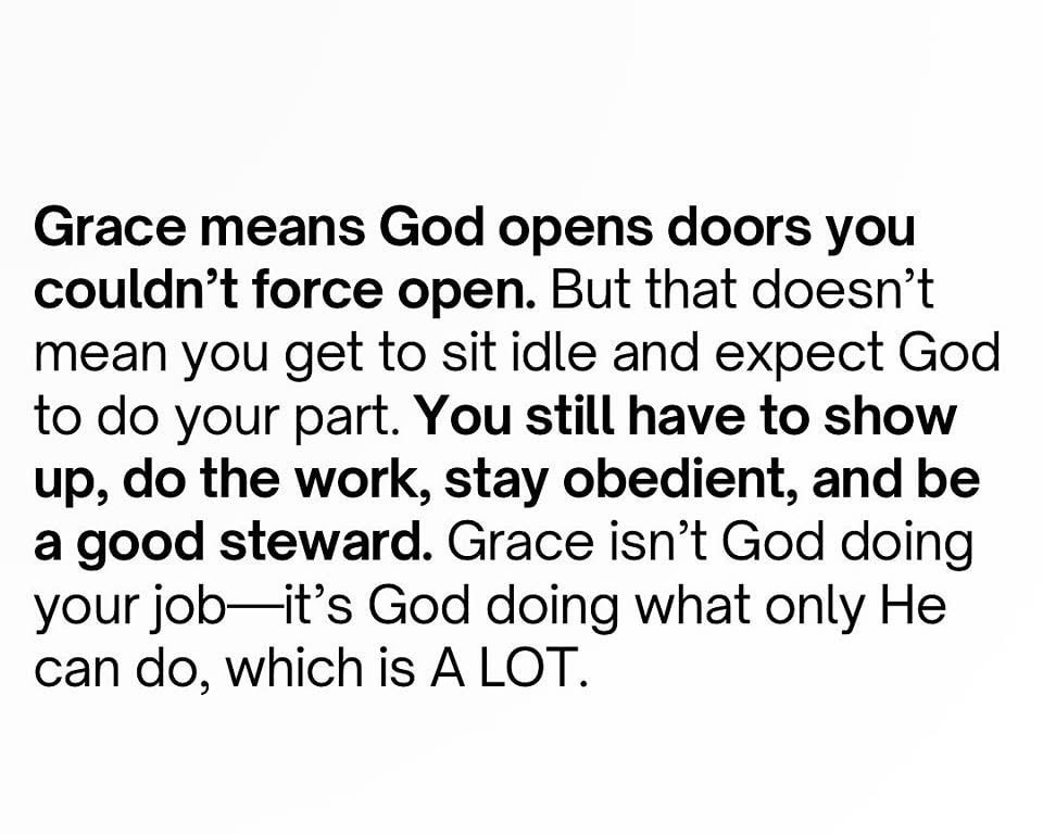 What He can do is …. everything - thank You Father for Your amazing grace 🙇‍♀️🙇‍♀️🙇‍♀️