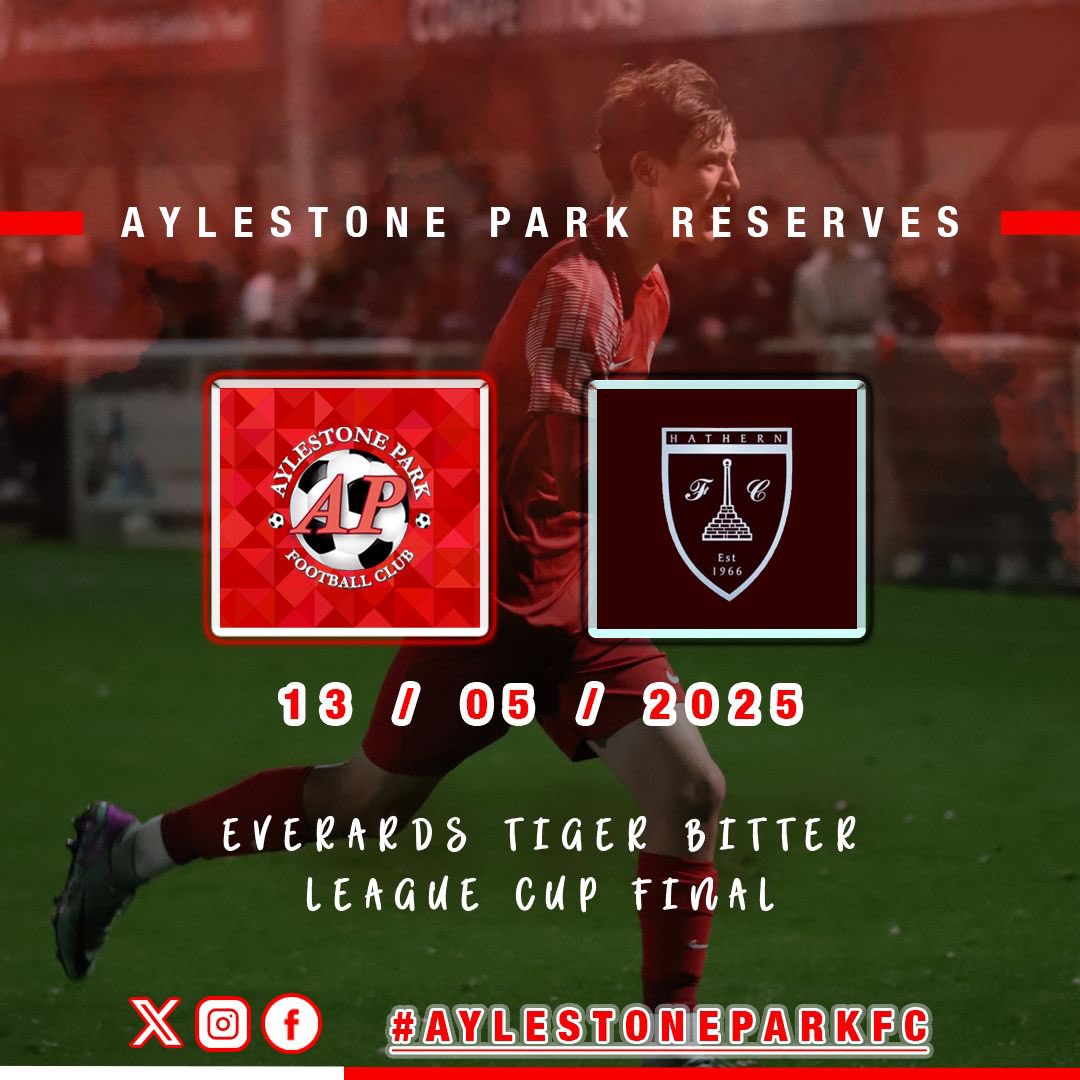 Aylestone Park FC (@officialapfc) on Twitter photo L E A G U E C U P F I N A L ๐
Get over to Loughborough to support Karl, Kev, Ray & the boys.
๐ <a href="/HathernFC/">Hathern FC</a>
๐ 13/5
โฐ 7:30pm KO
๐ Loughborough Dynamo FC, Nanpantan LE11 3TN
๐ ยฃ5 adults | ยฃ3 conc | U14 FREE with paying Adult
#AylestoneParkFC #upthepark #thereds
๐ด๐ด๐ด L E A G U E C U P F I N A L ๐
Get over to Loughborough to support Karl, Kev, Ray & the boys.
๐ <a href="/HathernFC/">Hathern FC</a>
๐ 13/5
โฐ 7:30pm KO
๐ Loughborough Dynamo FC, Nanpantan LE11 3TN
๐ ยฃ5 adults | ยฃ3 conc | U14 FREE with paying Adult
#AylestoneParkFC #upthepark #thereds
๐ด๐ด๐ด