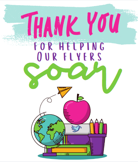 Happy Teacher Appreciation Day! 💙
To our amazing Flat Rock educators—thank you for inspiring, uplifting, and empowering our Flyers every day. You are the heart of our school, and we’re so grateful to fly alongside you! 🦅 #ThankATeacher #FlyerNation