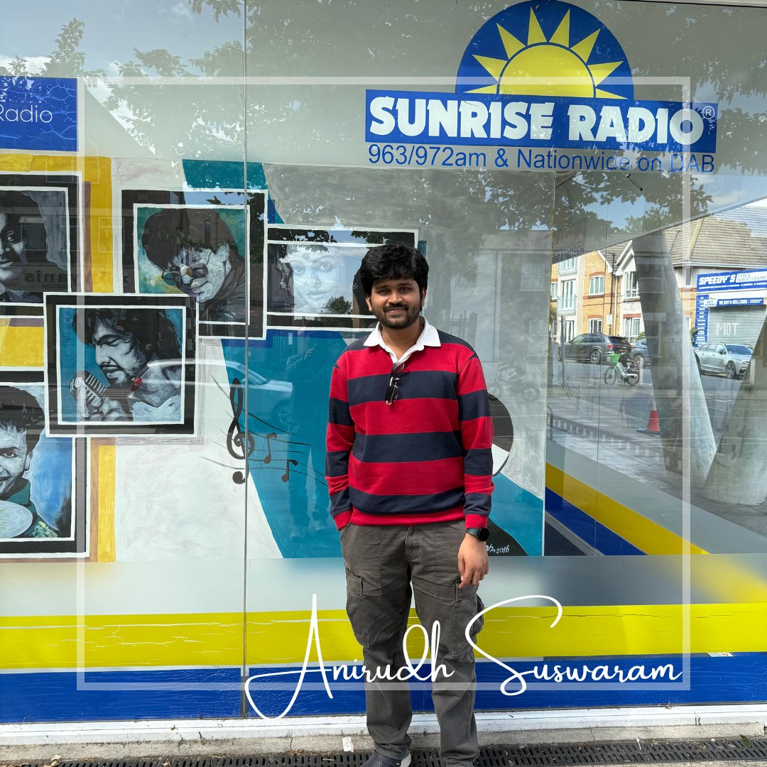 Sunrise Radio (@thisissunrise) on Twitter photo ๐๏ธ Indian Idol 15 finalist Anirudh Suswaram dropped by for a chat with Kavita ahead of the Magnificent 3 UK Tour! ๐ถ
Catch him live with Manasi Ghosh & Sneha Shankar:
๐ May 9 โ Indigo at The O2 (โ ๏ธ Few seats left)
#Magnificent3 #AnirudhSuswaram #SunriseRadio <a href="/anirudhsuswaram/">Anirudh Suswaram</a> ๐๏ธ Indian Idol 15 finalist Anirudh Suswaram dropped by for a chat with Kavita ahead of the Magnificent 3 UK Tour! ๐ถ
Catch him live with Manasi Ghosh & Sneha Shankar:
๐ May 9 โ Indigo at The O2 (โ ๏ธ Few seats left)
#Magnificent3 #AnirudhSuswaram #SunriseRadio <a href="/anirudhsuswaram/">Anirudh Suswaram</a>