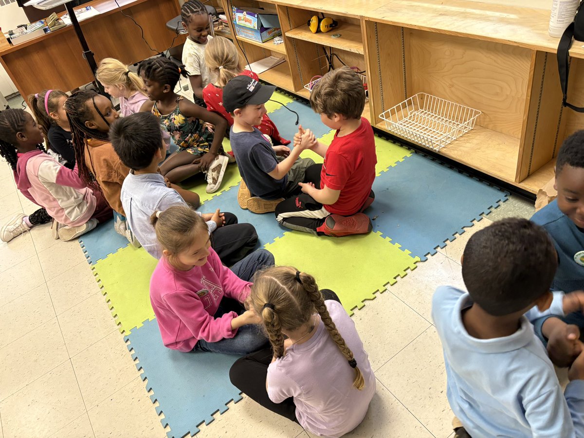 Ellen van de Loo (@ellengvo) on Twitter photo Lots of fun at our Culture of Play afternoon <a href="/StBrigidOCSB/">St. Brigid School</a> 💚
We worked collaboratively throughout different playful challenges with peers!
How many pieces of paper can we hold up with a peer?
#ocsb Lots of fun at our Culture of Play afternoon <a href="/StBrigidOCSB/">St. Brigid School</a> 💚
We worked collaboratively throughout different playful challenges with peers!
How many pieces of paper can we hold up with a peer?
#ocsb