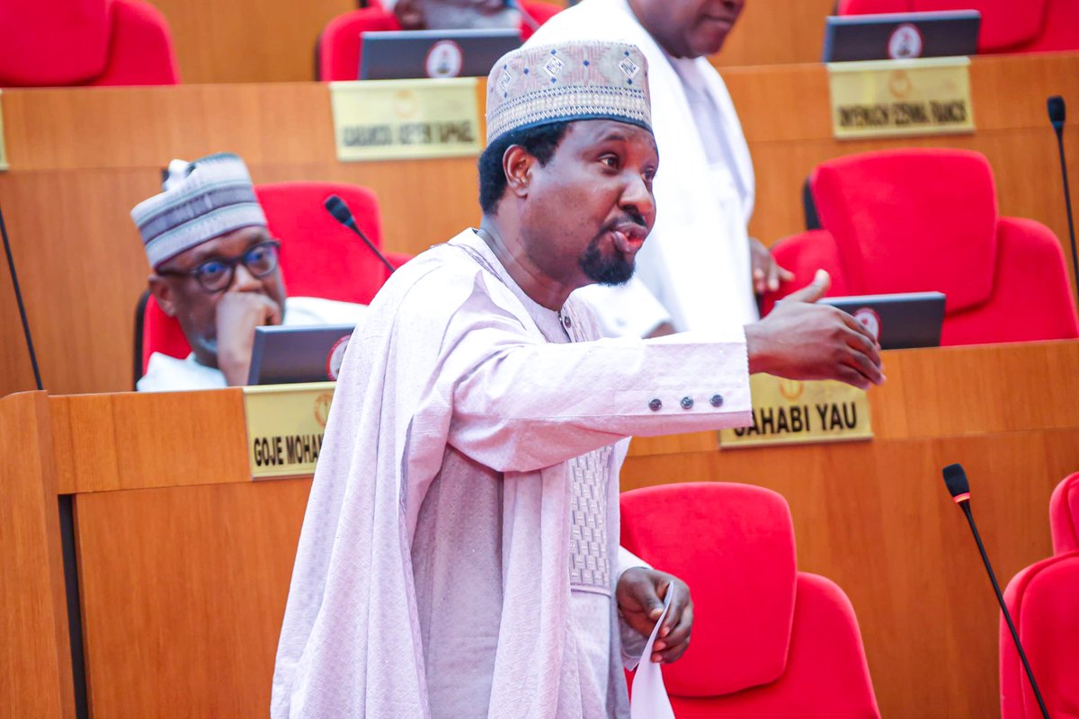 barauijibrin's tweet photo. Today, during the plenary of the Senate, I seconded a motion moved by Senator Abdulrahman Kawu Sumaila on the killings of 16 innocent hunters in Uromi,  Edo State, in March this year. https://t.co/rHQoS8Y70r