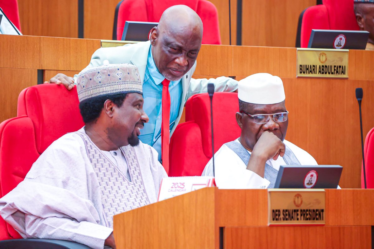 barauijibrin's tweet photo. Today, during the plenary of the Senate, I seconded a motion moved by Senator Abdulrahman Kawu Sumaila on the killings of 16 innocent hunters in Uromi,  Edo State, in March this year. https://t.co/rHQoS8Y70r
