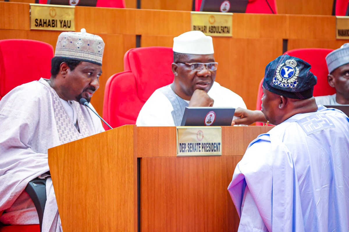 barauijibrin's tweet photo. Today, during the plenary of the Senate, I seconded a motion moved by Senator Abdulrahman Kawu Sumaila on the killings of 16 innocent hunters in Uromi,  Edo State, in March this year. https://t.co/rHQoS8Y70r