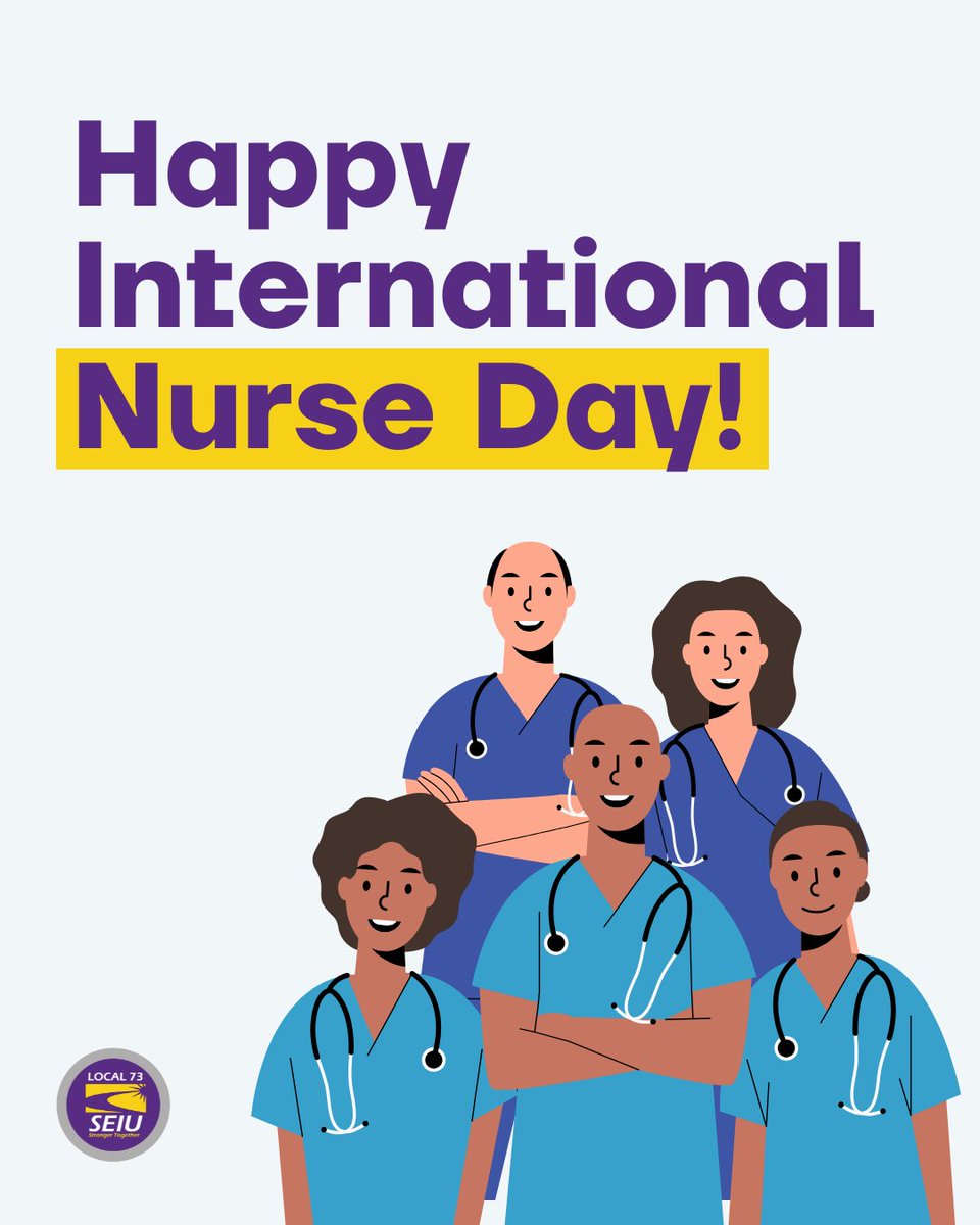 SEIULocal73's tweet image. It's #InternationalNursesDay and #NationalNursesWeek!🩺

We want to thank you for your essential work for our communities. Not all heroes wear capes; some wear scrubs.
