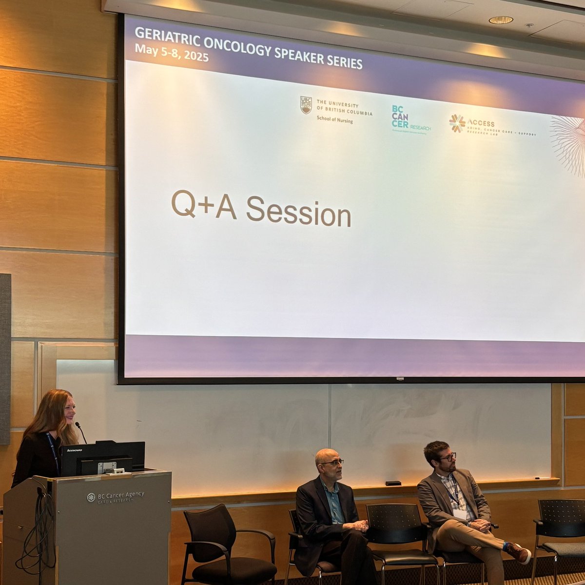 Thanks to Dr. Lauren Curry for facilitating this vital conversation on age-inclusive research in oncology. #GeriOnc2025 <a href="/BCCancer/">BC Cancer</a>