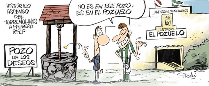 "No es en ese pozo, es en el Pozuelo" 🏟️💚

#Torremolinos #somosverdes