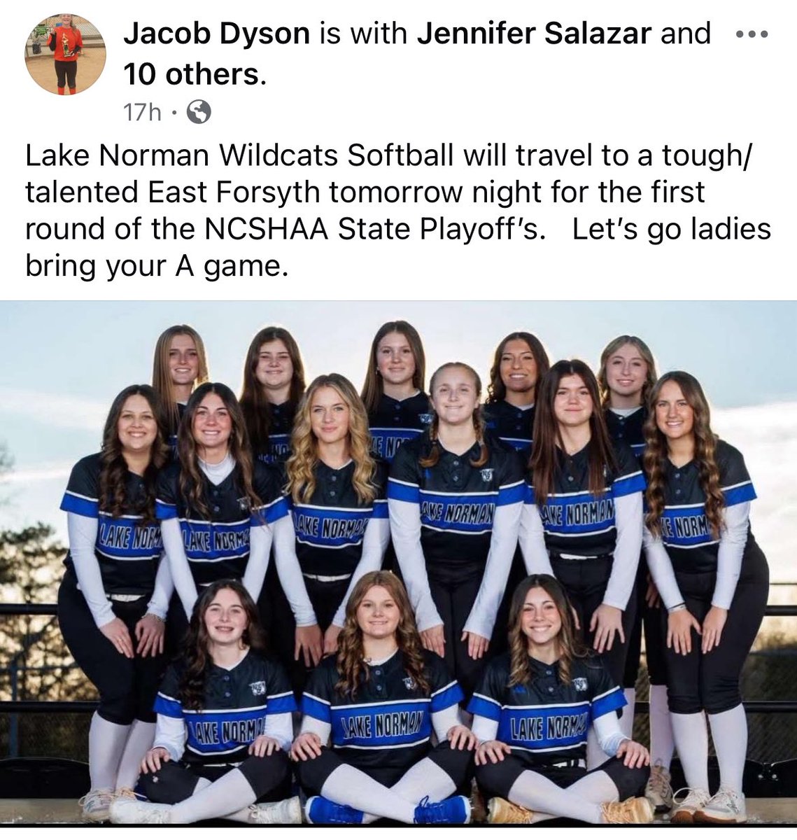 1st round tonight!!   #letsgo!

<a href="/Lknsoftball/">LNHS Softball</a> 
<a href="/FC_LaRousa/">Firecrackers LaRousa</a>
