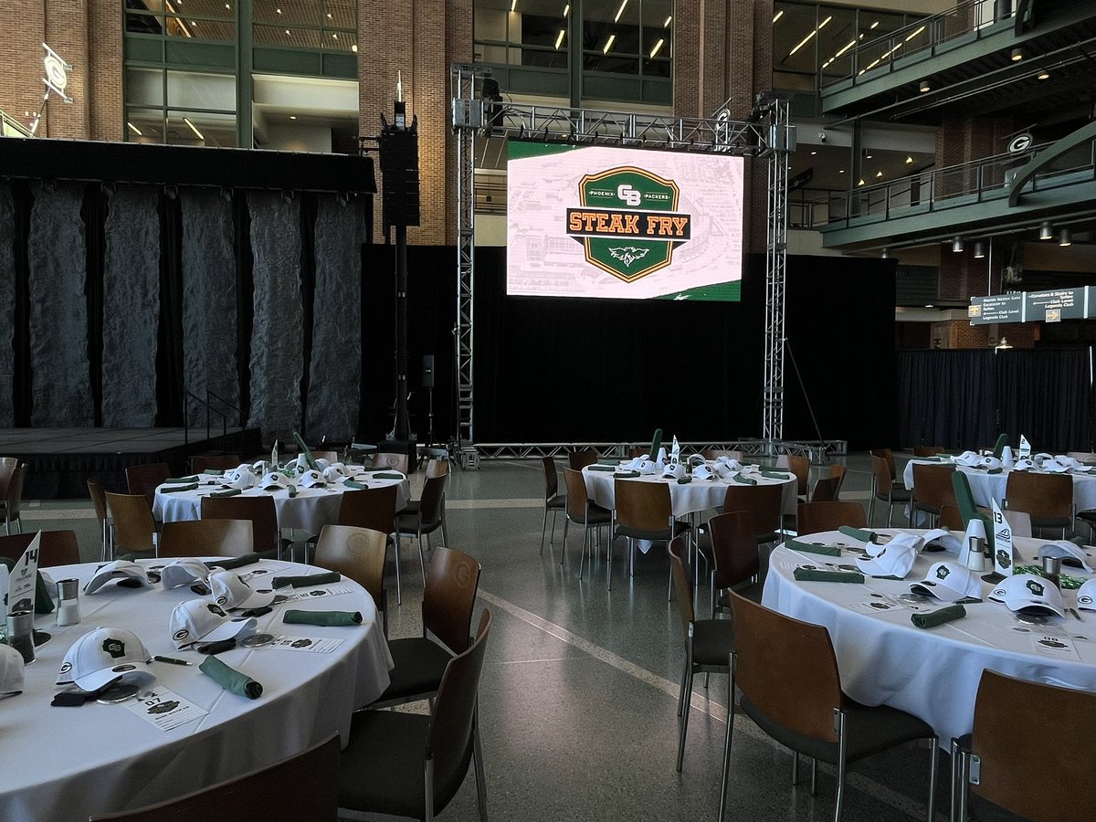 The stage is set

Phoenix-Packers Steak Fry 🔜

#RiseWithUs