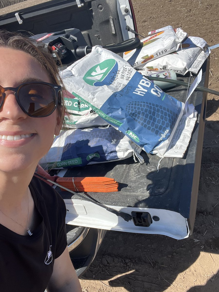 Beautiful day to plant the first corn plot in my territory!! ☀️🌽 #PlantNK25