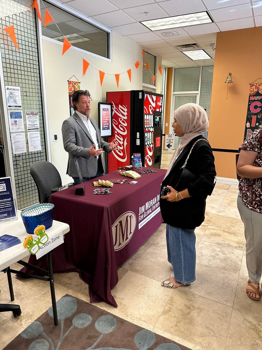 Earlier this week, Shane Smith, JMI Director of Central Florida, hosted a table at the Hillsborough County Entrepreneur Resource Fair. He connected with more than 200 attendees, sharing information about JMI and its programs.

#JMI