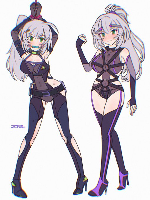 コミッション進捗。配色まで。 