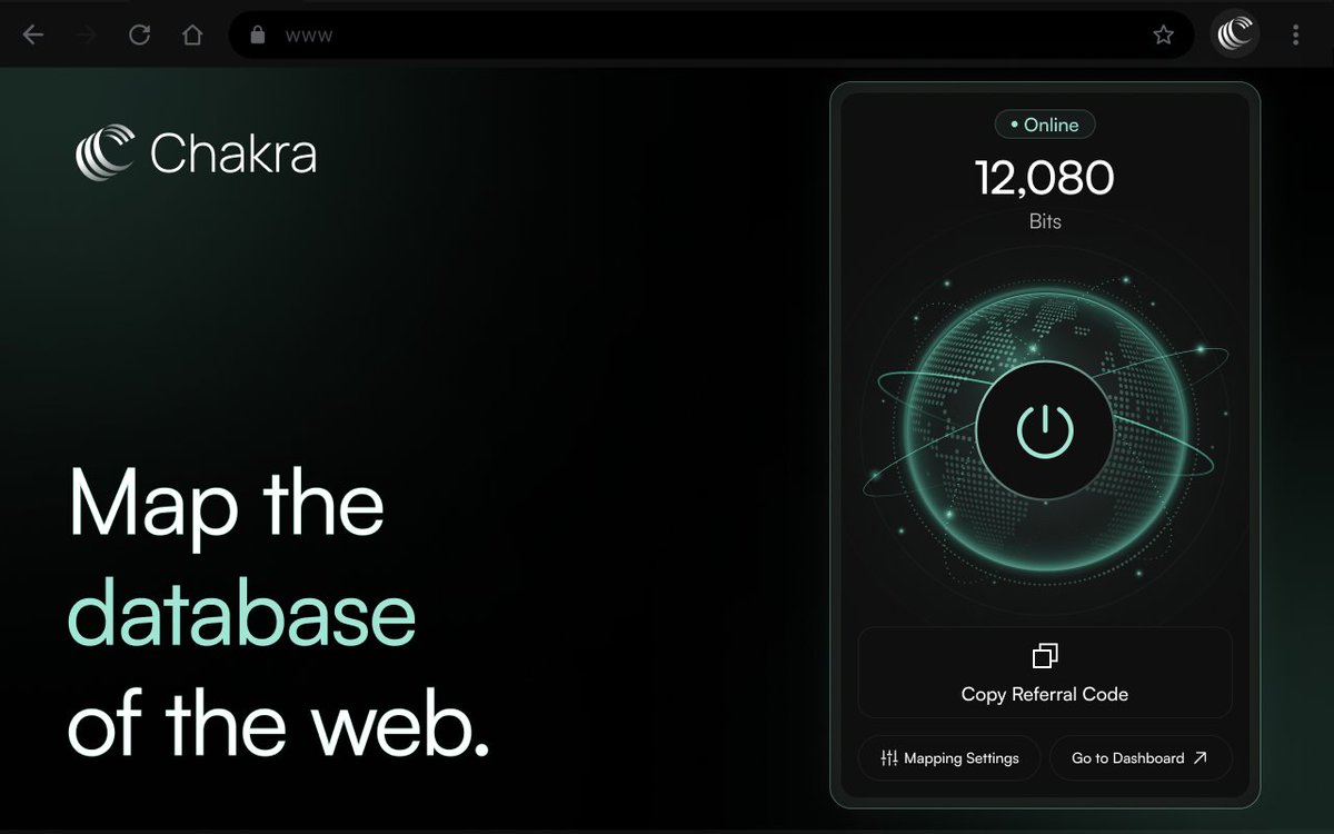 🪂 Chakra AI [ New Depin Airdrop is Here ] <a href="/chakra_ai/">Chakra Labs</a>

[ Cost $0 &amp; the right time to join if you're an Airdrop Hunter ]

🔗 JOIN NOW: app.chakra.dev/?ref=3L8DCT

📔 Follow to join the Airdrop 👇

➖ Create Account With Email Or Github
➖ Log in 
➖ Add Extenion
➖ Run the Node ✅