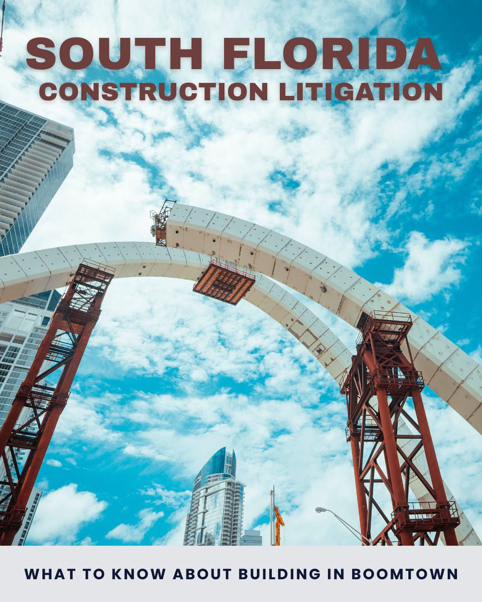 🚧 Building in South Florida? One contract dispute can stall your entire project. From delays to defects, our latest blog breaks down what to watch for—and how to protect your investment.

🔗 Read more: conradscherer.com/resources/buil…

#ConstructionLaw #FortLauderdale #MiamiBuilders