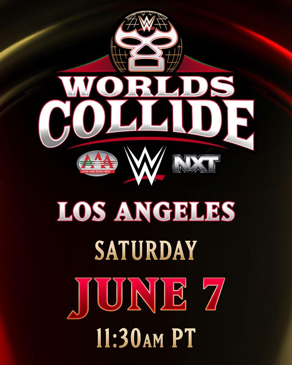 Tickets for #WorldsCollide are on sale now with presale code: ALLWWE

🎟️: bit.ly/3ETQOLe