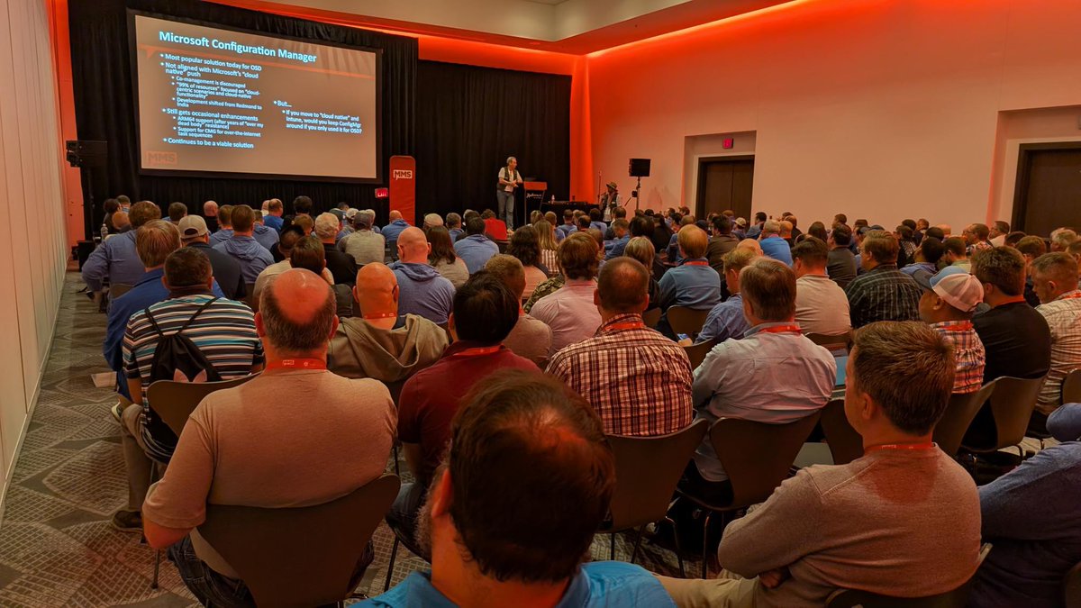 2pintsoftware's tweet image. Full session at #MMSMOA2025 with Michael Niehaus and Gary Blok.   #ConfigMgr #MECM