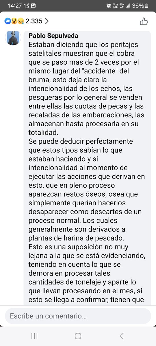cristia91362011's tweet photo. @hernan_sr @joseantoniokast """  OJO """" ESTO PODIA SER MAS GRAVE ,SE DEBE INVESTIGAR,ES SOBRE EL BARCO BRUMA Y LA TERRORIFICA TRAGEDIA QUE CAUSO EL BARCO COBRA DE BLUMAR, AQUI ESTO ES GRAVISIMO... 😱😱 https://t.co/lNX7QSZqJy