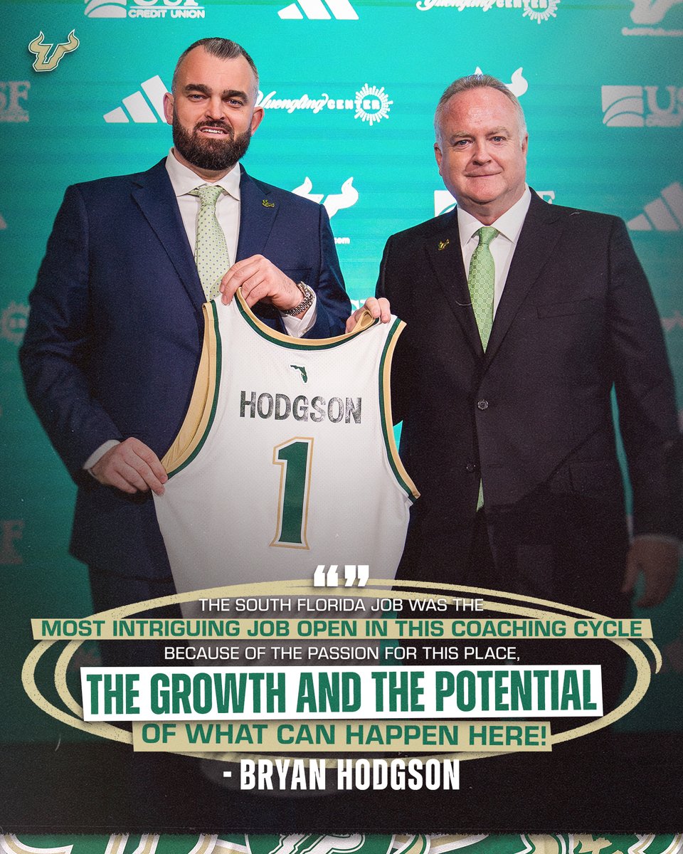 USF Men's Basketball (@usfmbb) on Twitter photo ✔️ Hiring Process
✔️ Roster Analysis
✔️ Scheduling...
<a href="/CoachBHodgson/">Bryan Hodgson</a> joins <a href="/MKellyUSF/">Michael Kelly</a> in the latest edition of the Bull Speed Ahead Podcast!
Listen Here: gousfbulls.com/podcasts/bull-…
#HornsUp 🤘 ✔️ Hiring Process
✔️ Roster Analysis
✔️ Scheduling...
<a href="/CoachBHodgson/">Bryan Hodgson</a> joins <a href="/MKellyUSF/">Michael Kelly</a> in the latest edition of the Bull Speed Ahead Podcast!
Listen Here: gousfbulls.com/podcasts/bull-…
#HornsUp 🤘