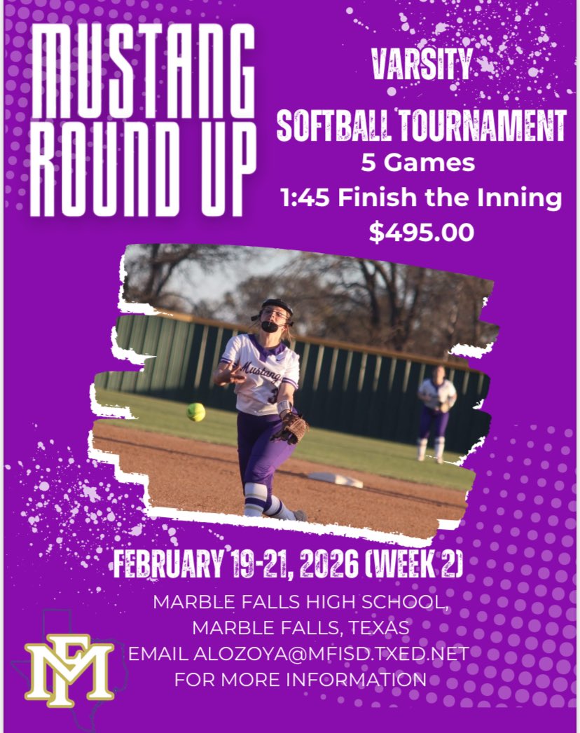 Marble Falls Softball (@marblefallssb) on Twitter photo Come join us in the beautiful Hill Country for some 🥎 (Turf field could potentially be ready to go by then) <a href="/TXPrepSoftball/">Texas Prep Softball</a> Come join us in the beautiful Hill Country for some 🥎 (Turf field could potentially be ready to go by then) <a href="/TXPrepSoftball/">Texas Prep Softball</a>