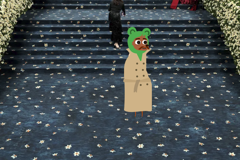 yes we were at the met gala. yes we served face