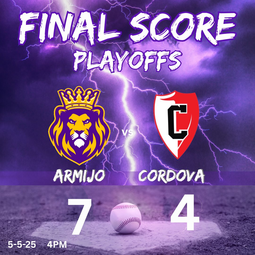 Royals baseball took down Cordova 7-4 in Monday’s play-in game—our first playoff win since 2008! 
Next up: Jesuit High on Wednesday in the D2 playoffs. Let’s keep it rolling! 
#restoretheroar #2008