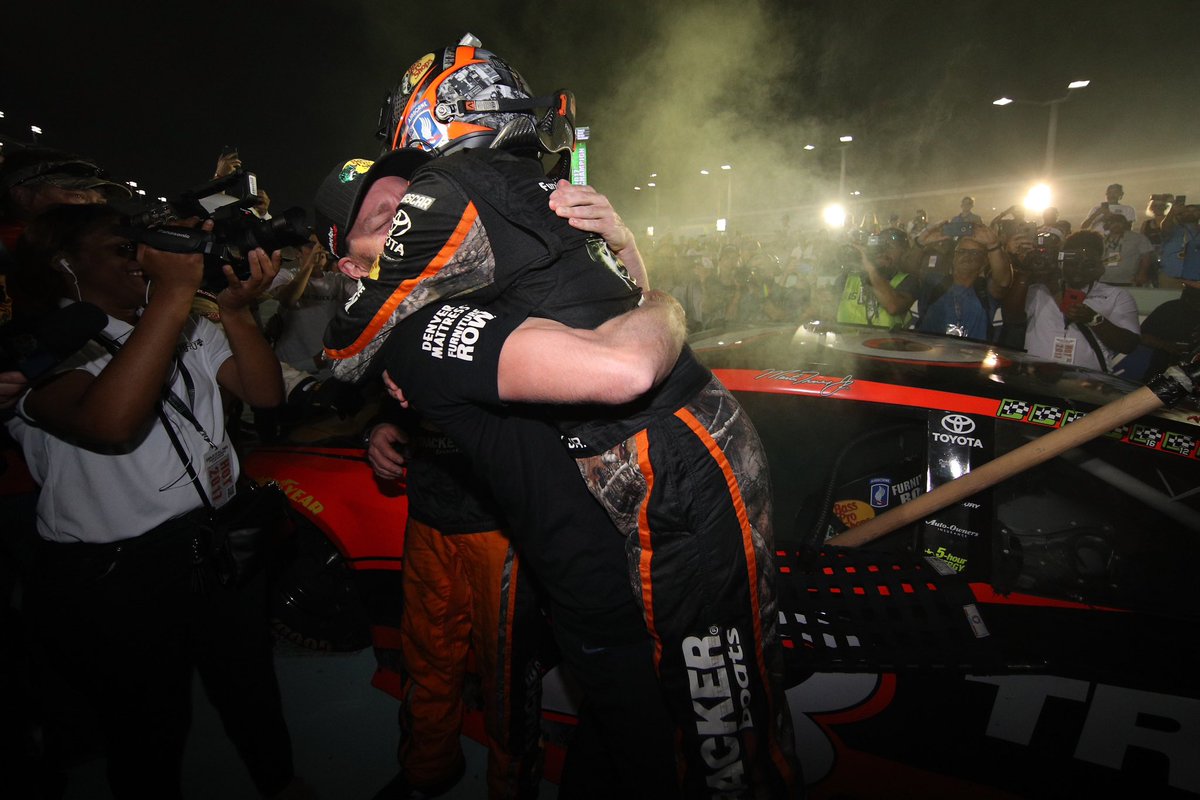 NASCARClassics's tweet photo. Eight victories and one big trophy.

2017 was a very special season for @MartinTruex_Jr. https://t.co/yii4ckJkrT