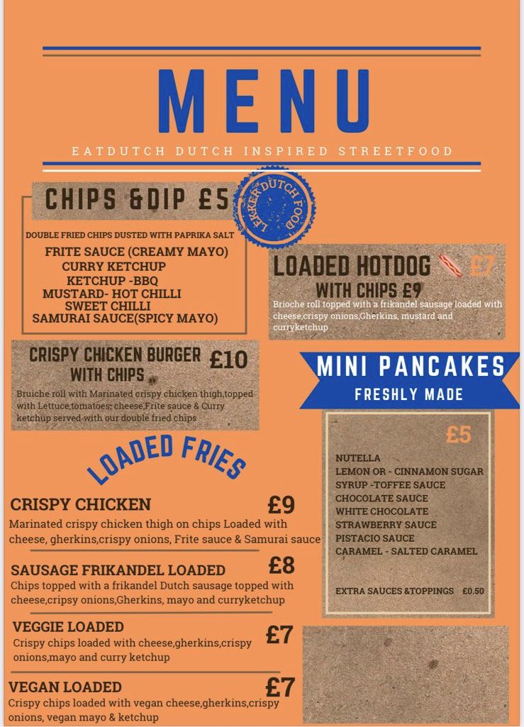 <a href="/BarMillers/">Millers Bar</a> The menu available at <a href="/BarMillers/">Millers Bar</a> for Sunday’s end of season event 💛🖤💛🖤⚽️⚽️⚽️⚽️🍺🍺🍺