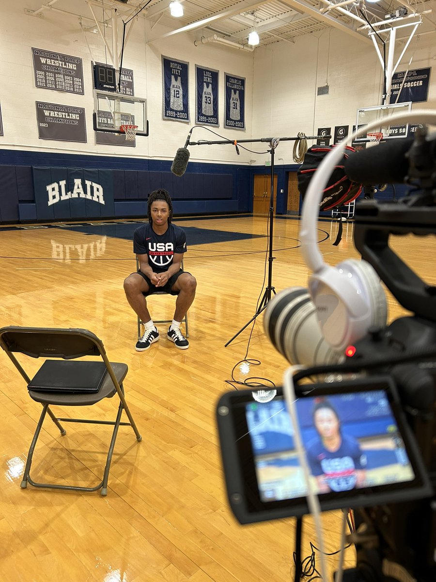 We stopped at Blair Academy in NJ to talk to 2026 point guard Deron Rippey Jr! Thanks to Deron and <a href="/blairbucs/">Blair Athletics</a> for hosting us today. Feature coming in the 2025-26 season of #SSOT!
