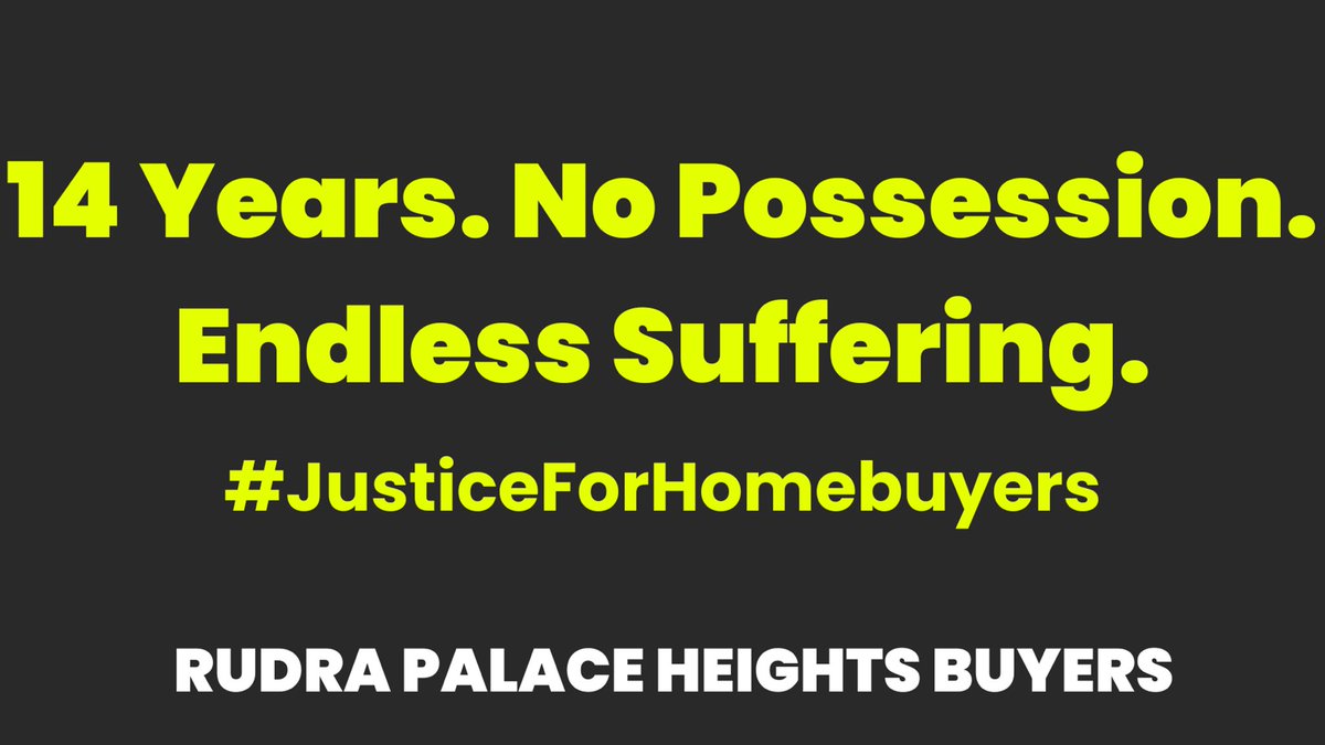 sanjeev_aircare's tweet photo. दुनिया बनानेवाले
आप ने सब बनाया 
एक हमारा फ्लैट नहीं बनाया 
#rudraflatbuyers
@BandBajaateRaho 
@jagograhakjago https://t.co/w13VVZCGrC
